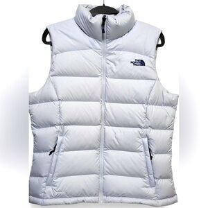 The North Face Light Blue Puffer Vest